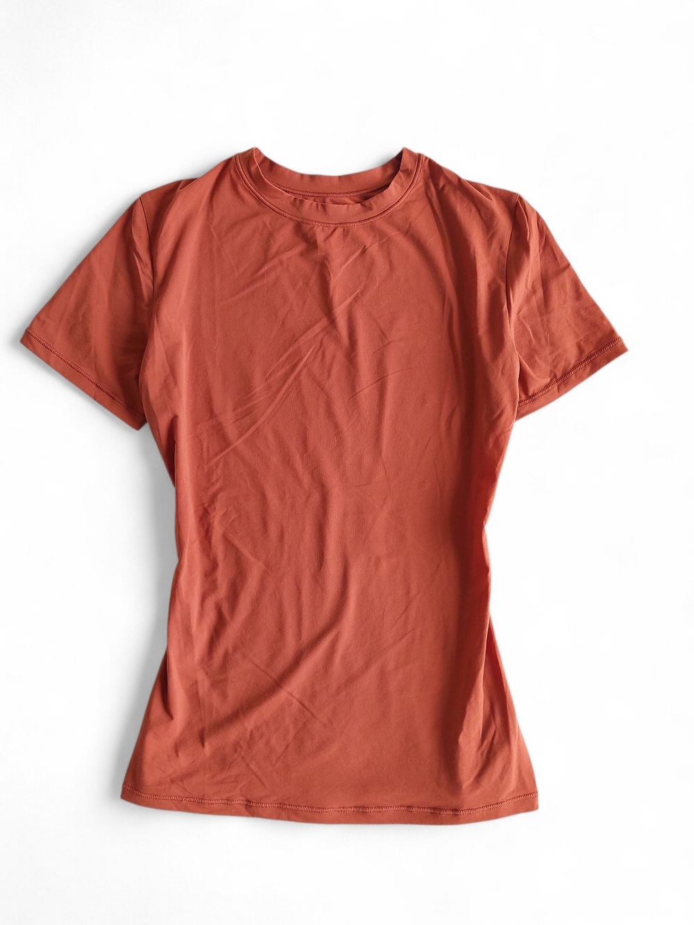 SKIMS Fits Everybody Short Sleeve T-Shirt Tee Saffron Color NWT Size XS